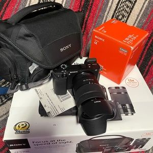 Sony Alpha a6300 Mirrorless Camera with E 18-135mm f/3.5-5.6 OSS Lens, Case